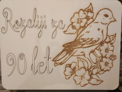 Gravirana slika za okroglo obletnico