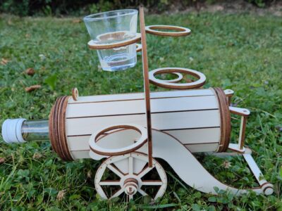 Top za žgano pijačo in 6x kozarčkov 0.03