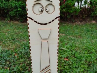 Škatla za buteljko s kravato